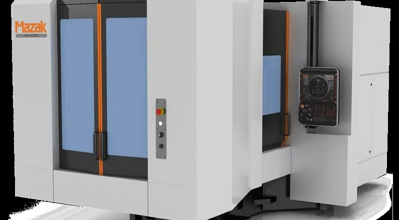 The Horizontal Machining Center has a Spindle that is Oriented Horizontally
