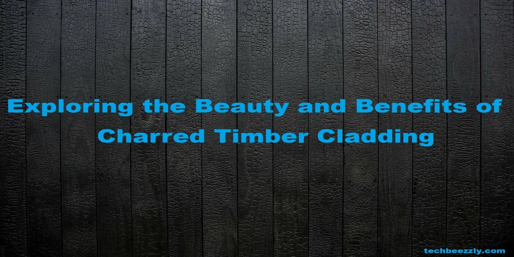 Charred timber cladding
