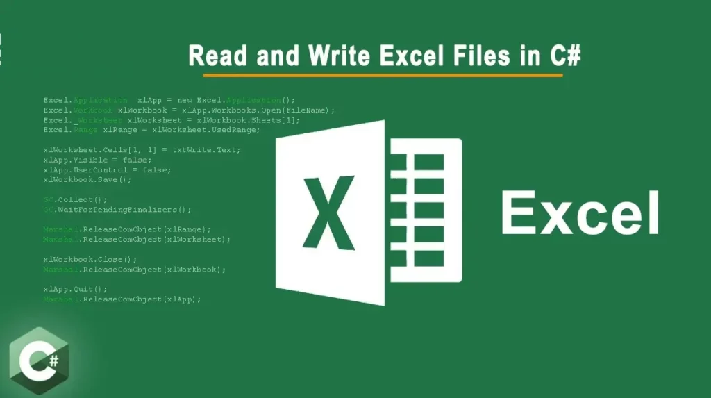 Excel file in C#